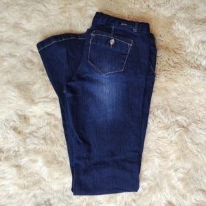 Rewash flare leg blue jeans juniors size 11